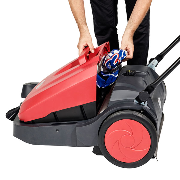 PS480 Balai mécanique 28" capacité de 10 Gal