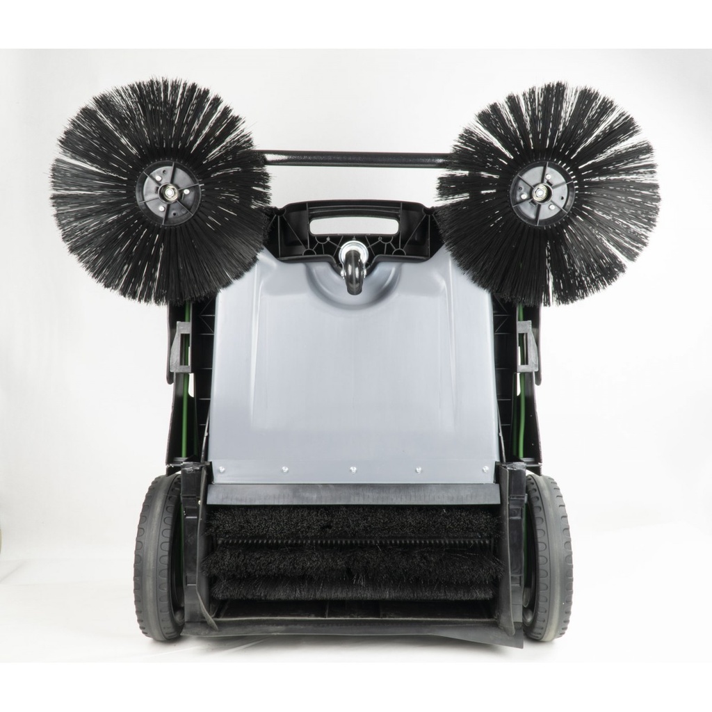 Balai mécanique 28" 2 brosses capacité de 10.5 Gal.