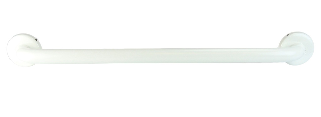 Barre d'appui en acier inoxydable finition blanche 36"