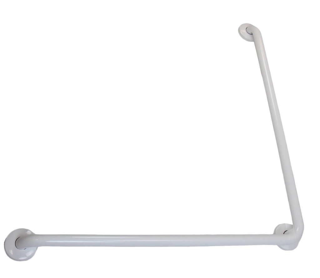 Barre d'appui en acier inoxydable finition blanche 30"x30"