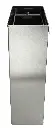 Frost code 326 Stainless Steel Waste Receptacle Side View.webp