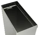 Frost code 326 Stainless Steel Waste Receptacle Top View.webp