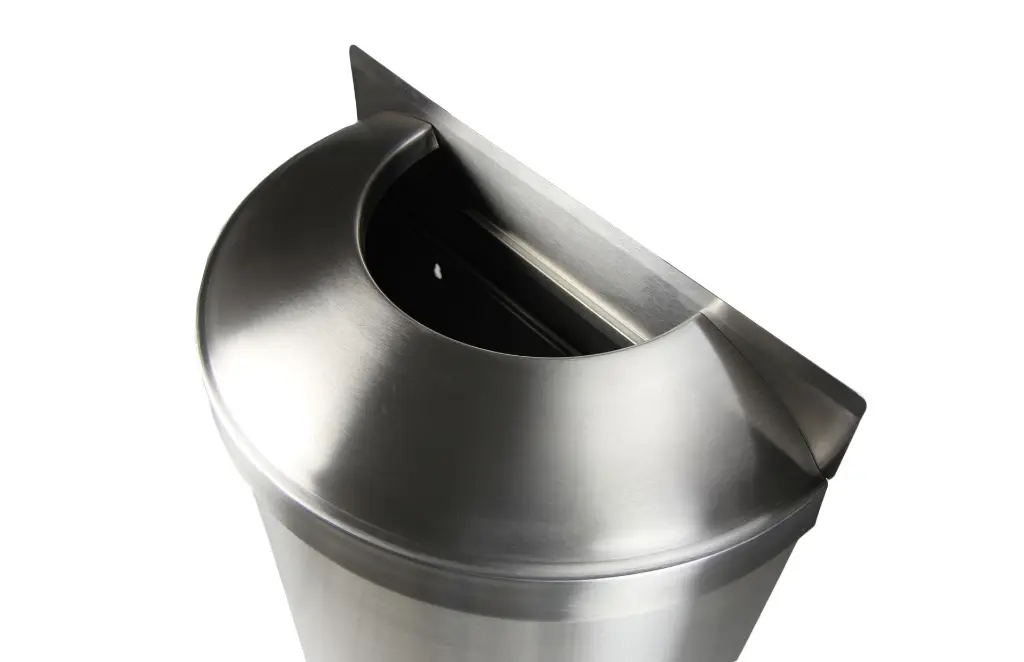 Frost code 312-S Stainless Steel Waste Receptacle Top View.webp
