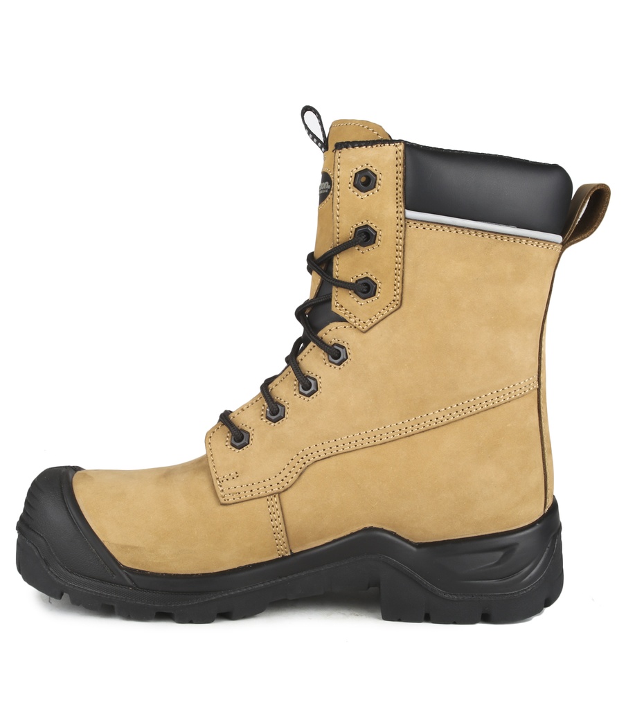 G2M Bottes de travail 8" en nubuck. Semelle antidérapante 4Grip (Tan)