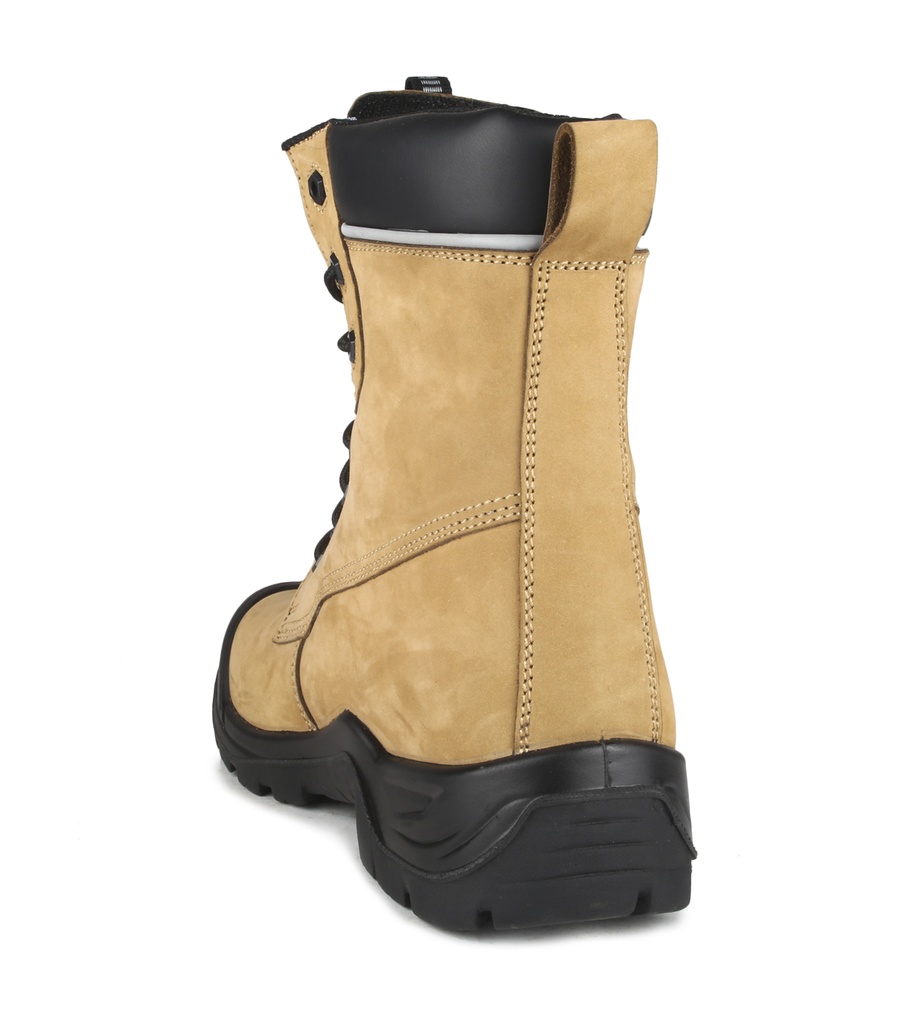 G2M Bottes de travail 8" en nubuck. Semelle antidérapante 4Grip (Tan)