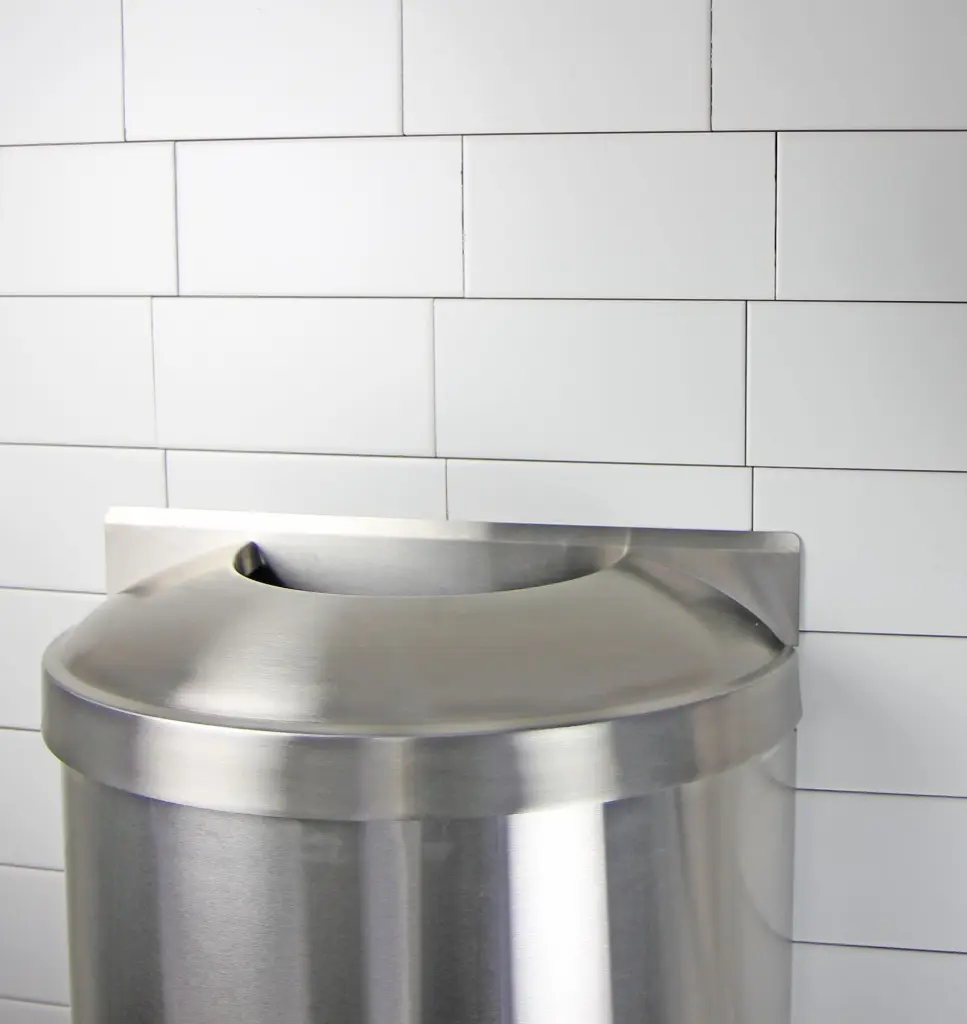 Frost code 312-S Stainless Steel Waste Receptacle In Use.webp
