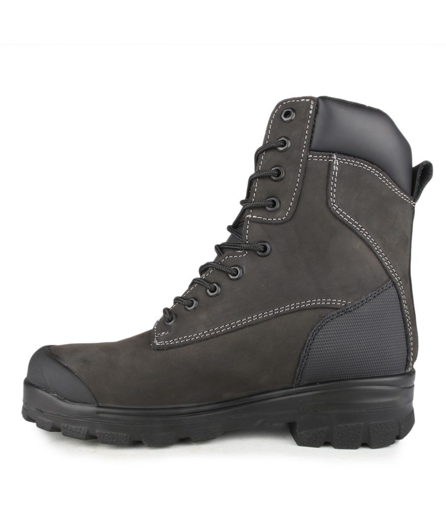 Master, Bottes de travail 8'' en cuir nubuck (Noir)