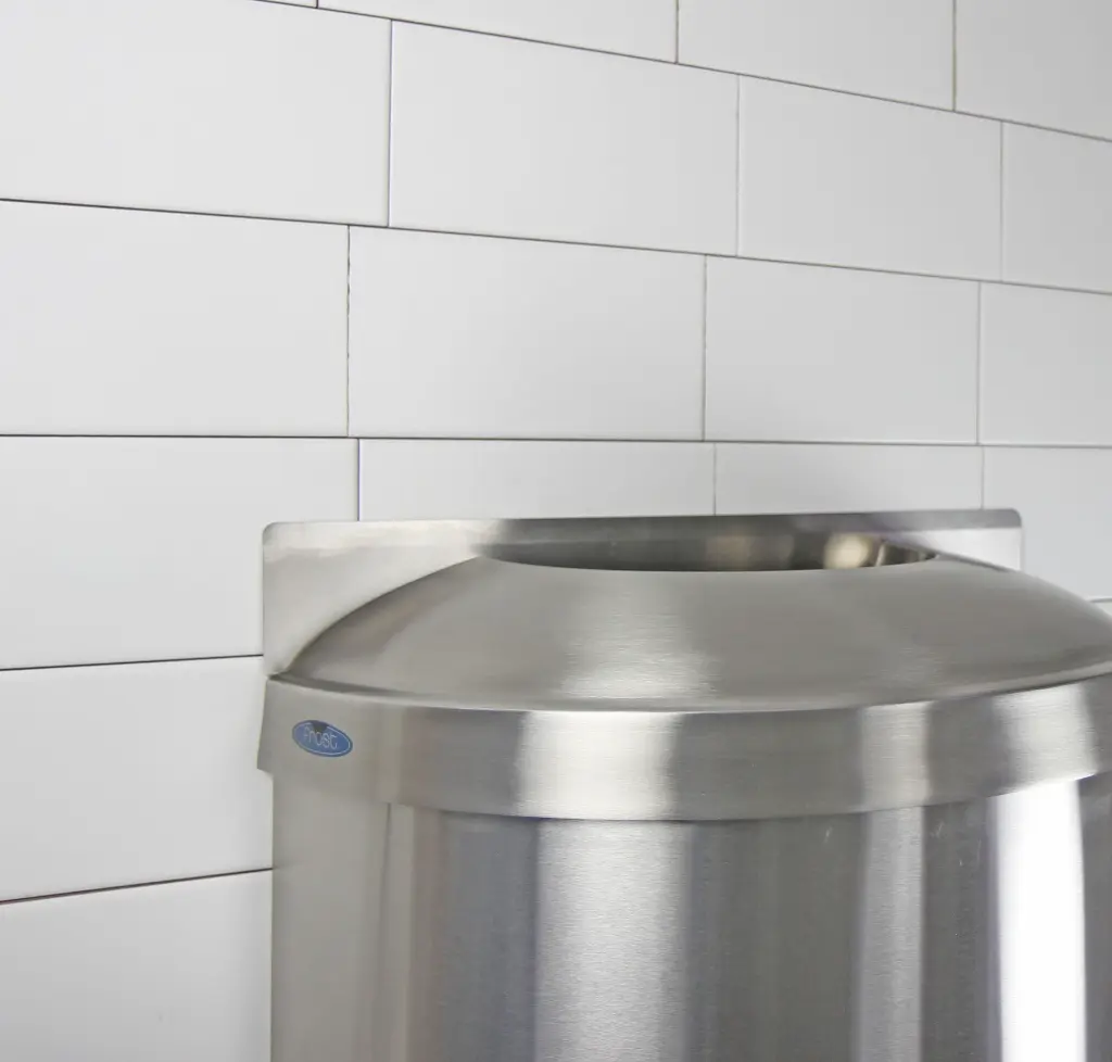 Frost code 312-S Stainless Steel Waste Receptacle In Use 2.webp
