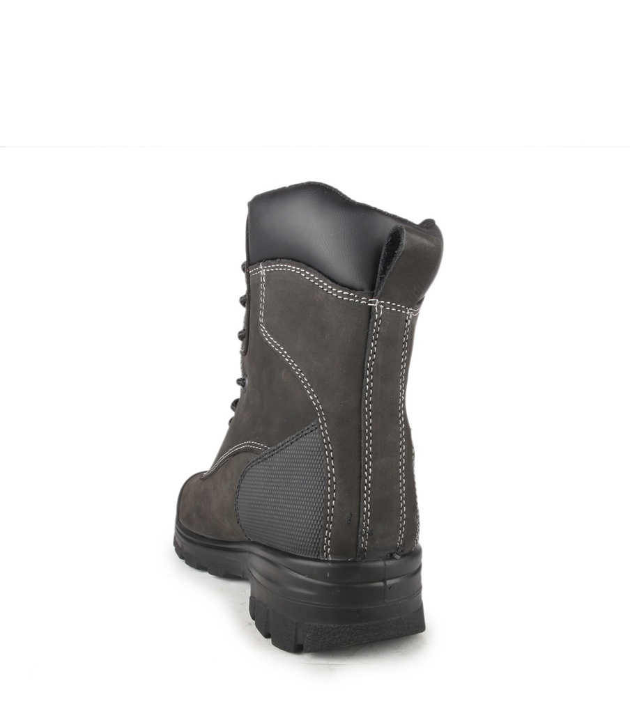 Master, Bottes de travail 8'' en cuir nubuck (Noir)