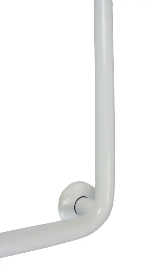 Frost code 1003-W30X30 White Grab Bar Flange View.webp