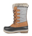 Carolyn, Bottes d'hiver 12'' pour femme. Feutre amovible  (Tan)