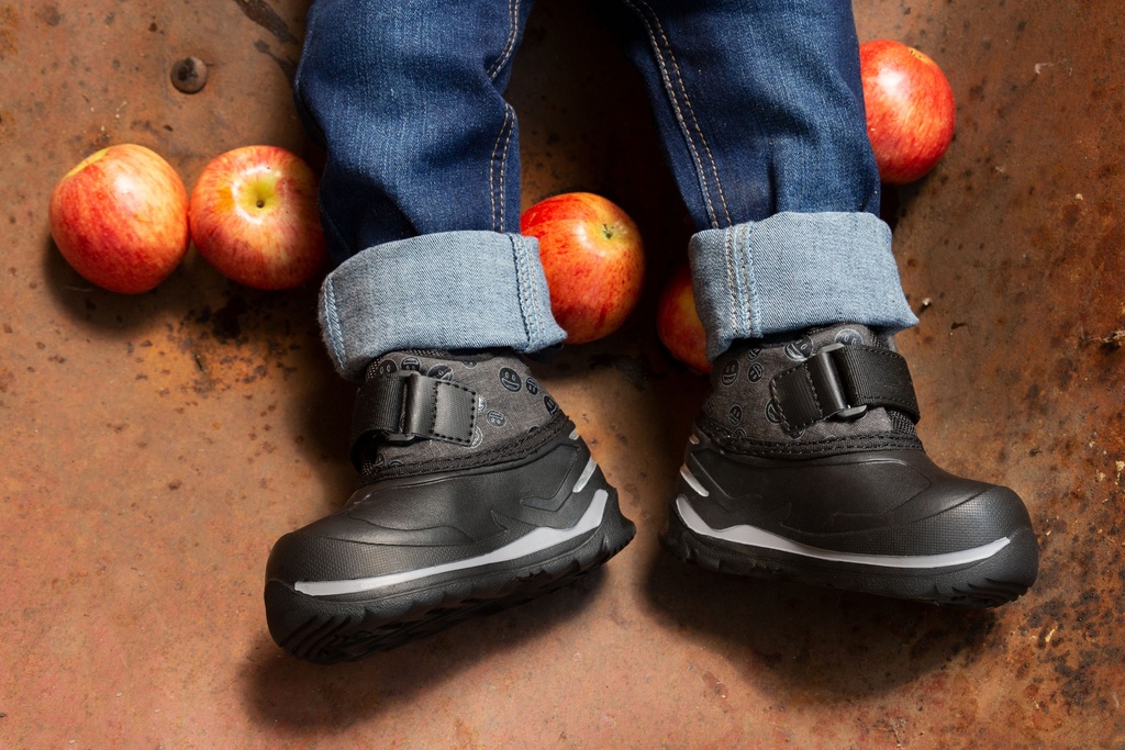 Duckies noir Bottes mi-saison imperméables pour enfants