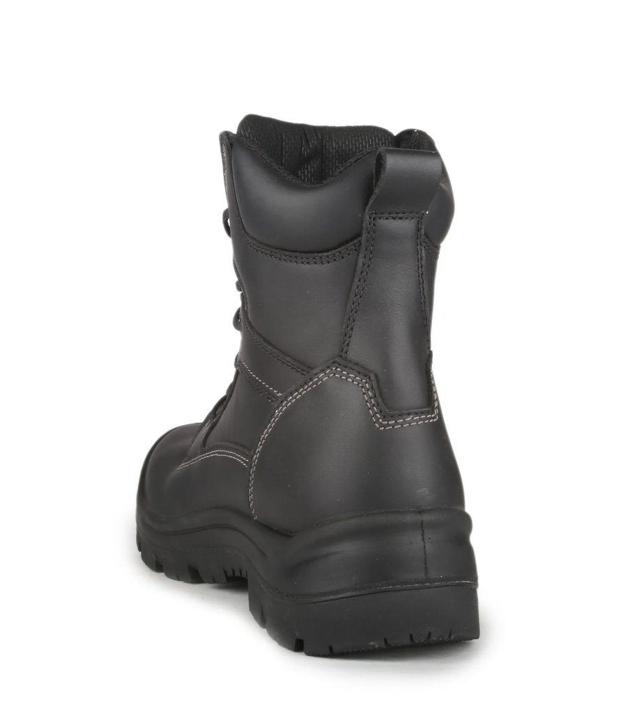 Morgan,  Bottes de travail 8'' en cuir. Semelle Vibram TC4+ CSA  (Noir)