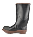 Protecto, Bottes de travail 15'' en caoutchouc naturel  
 (Noir)