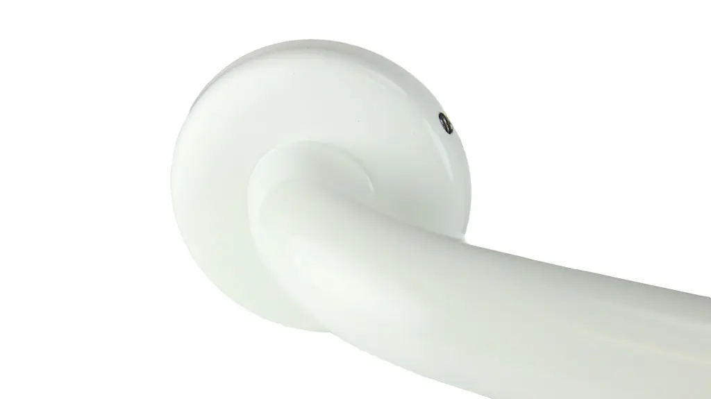 Frost code 1001-W30X30 White Grab Bar Flange View 2.webp