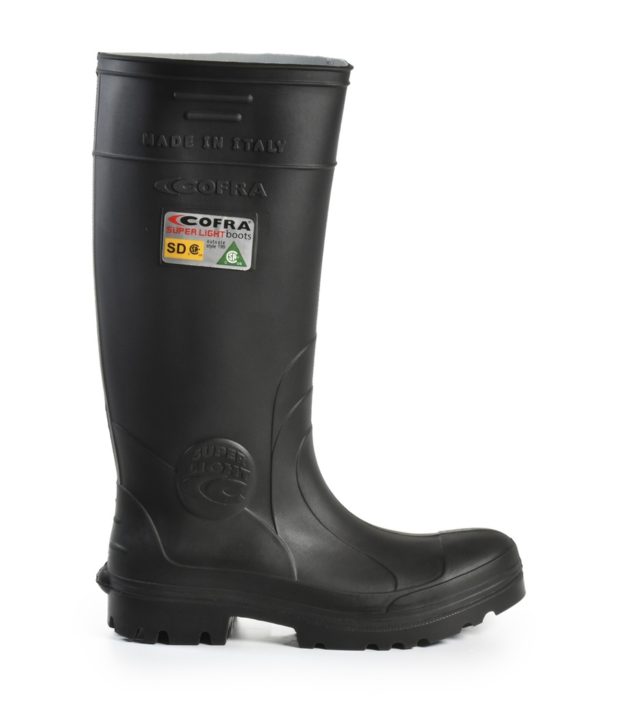 New Tanker, Bottes de sécurité Cofra 16''. Imperméable SD PU (Noir)