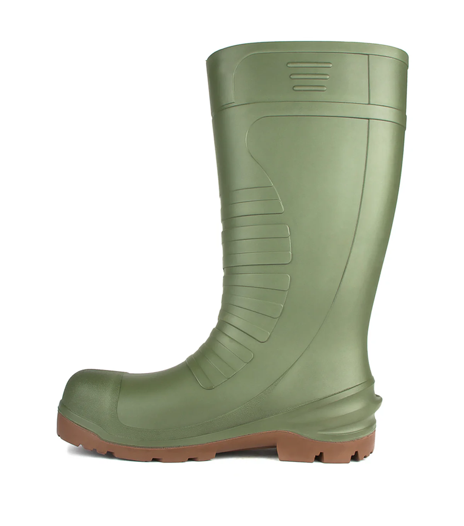 Track II, Bottes de pluie en PU. Traitement antimicrobien (Vert)