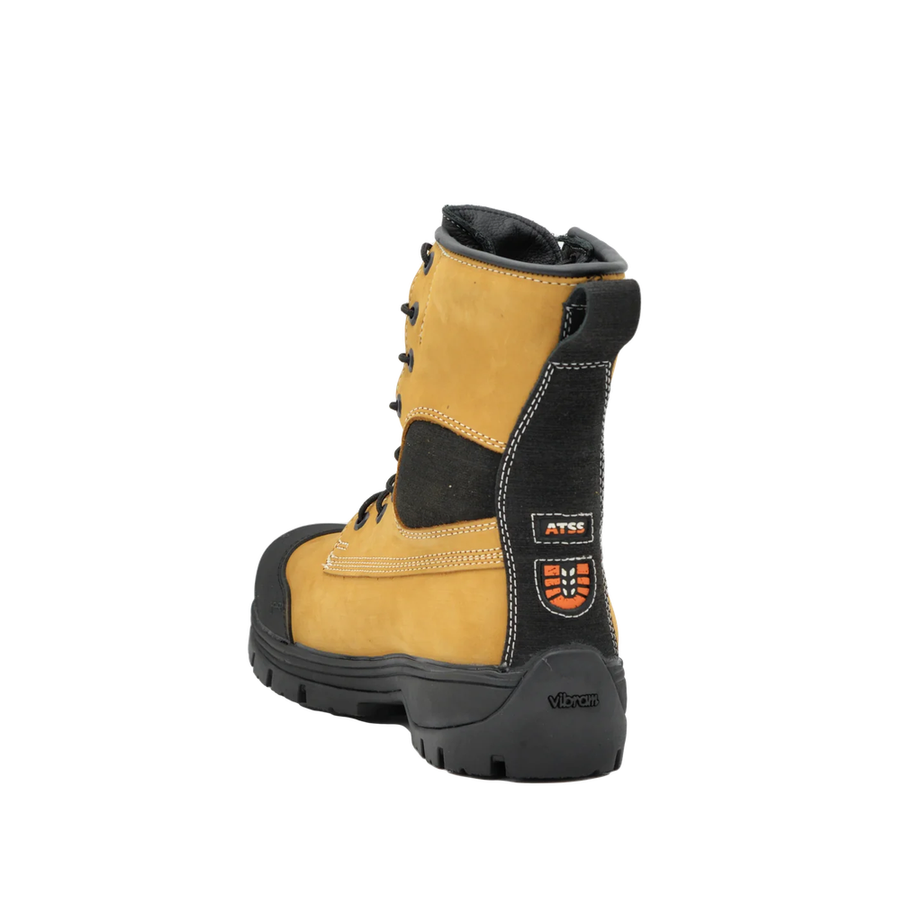 Contractor Dry Ice, Bottes de sécurité 8" en cuir (Tan)