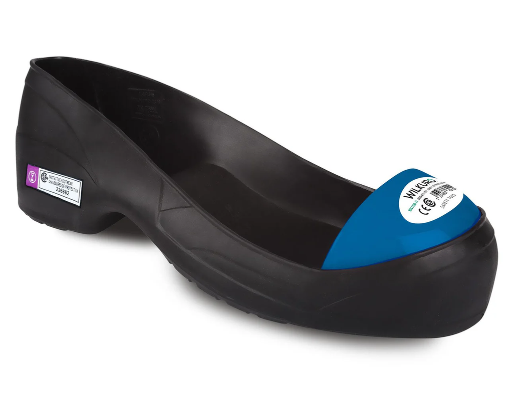 Wilkuro, Couvre-chaussure de sécurité en PVC (Noir) 