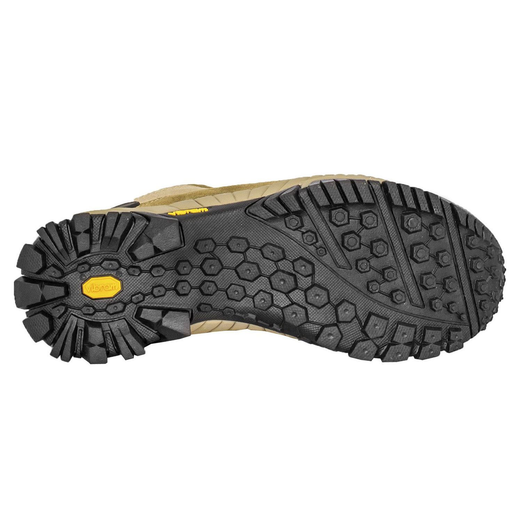 Bruce, Souliers de travail athlétiques en cuir. Vibram TC4+ (Beige)