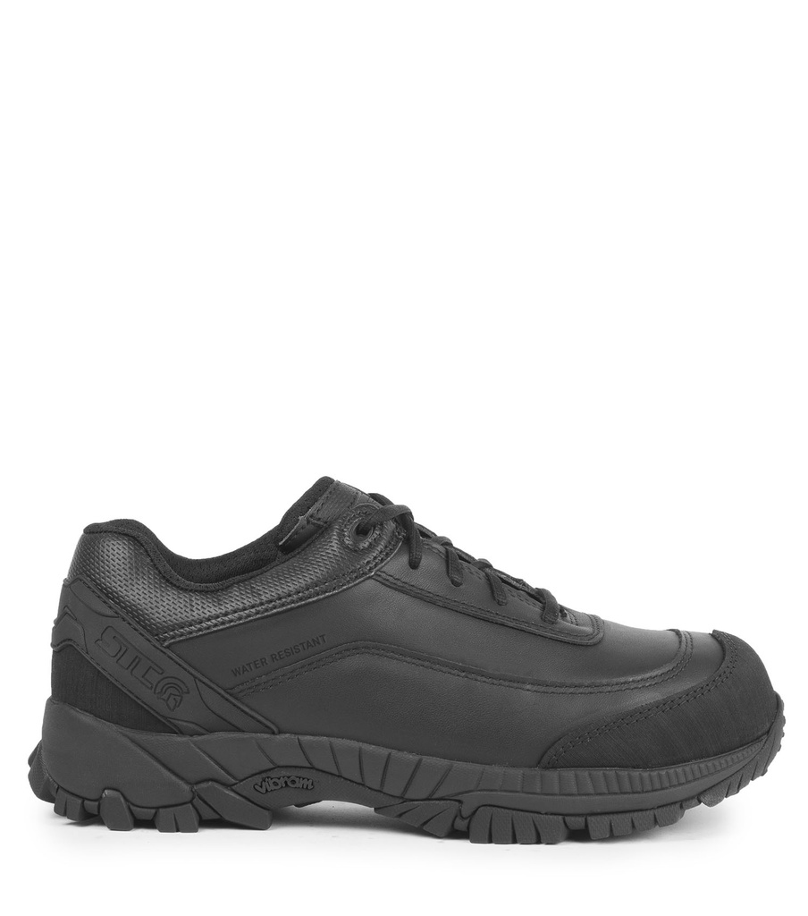 Bruce,  Souliers de travail athlétiques en cuir. Vibram TC4+ (Noir)