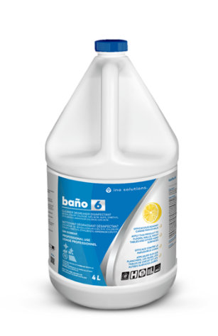Ino bano 6, Nettoyant Dégraissant Désinfectant 4 L