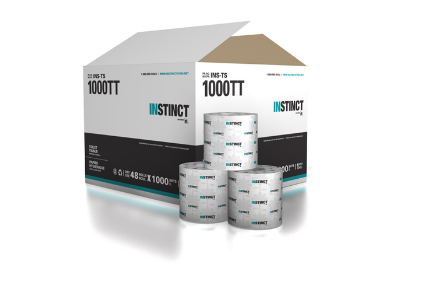 instinct 1-Ply toilet paper 1000 sheets 48 rolls /Cs