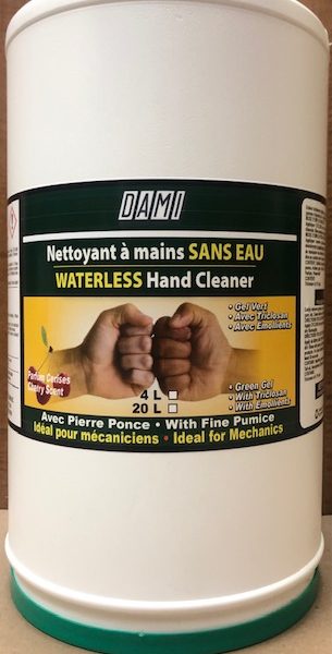 MVP LV Nettoyant à mains avec ou sans eau usage intense 4 L