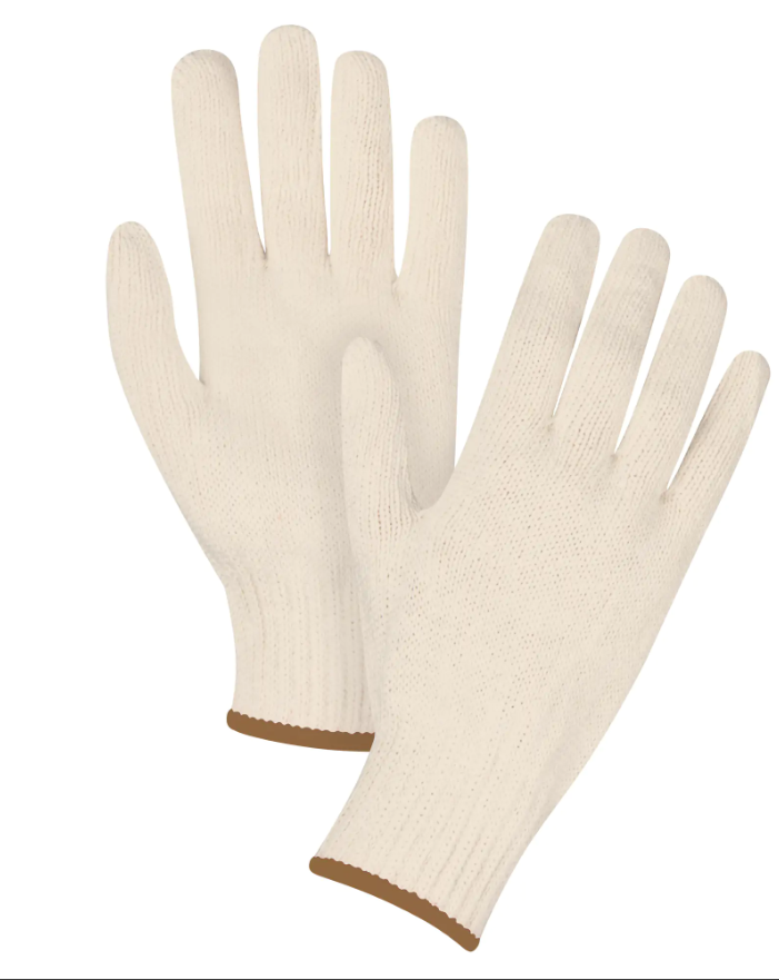 Gants en tricot de poly/coton petit /pr