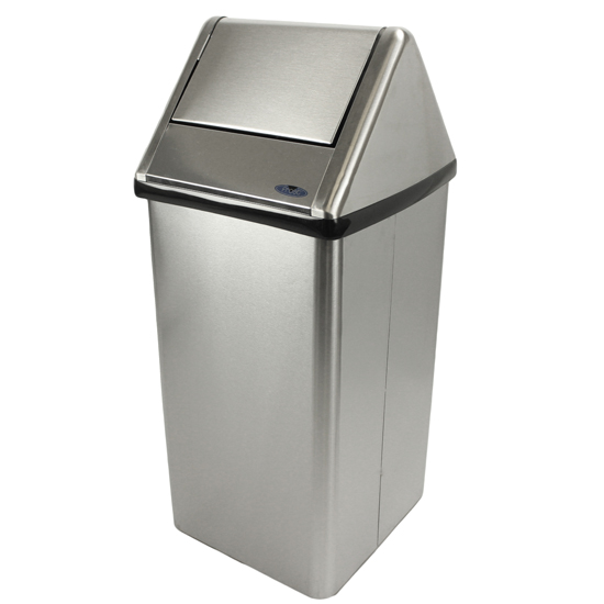 Receptacle 14" x 14" x 35" Stainless