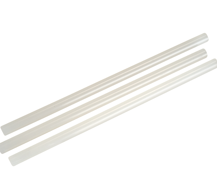 Bâton de colle transparente 7/16" x 10" viscosité 11000-13000 