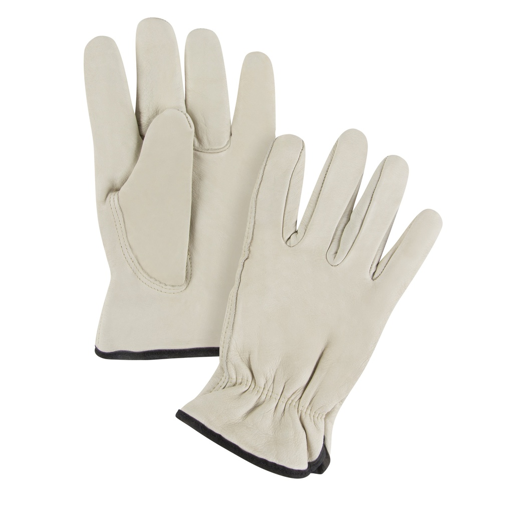 Gants de conducteur en cuir de vache doublés de coton molletonné X-Large /Pr