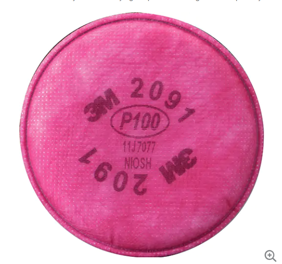 Préfiltres pour respirateurs 3M pour particules P100 2 /Pqt