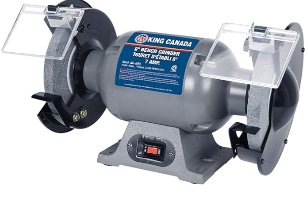 Meuleuse d'établi 8" 7A 110V 3450 RPM