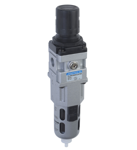 Filtre régulateur 5 microns 3/4" npt 210 cfm auto-drain