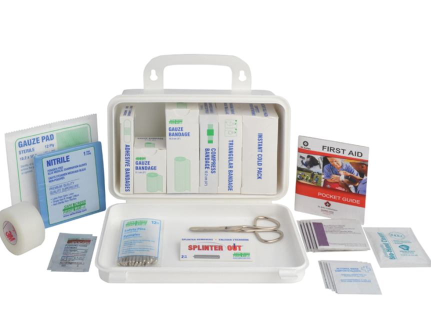 Trousse de sécurité pour camion Québec 10 unités boîte de plastique