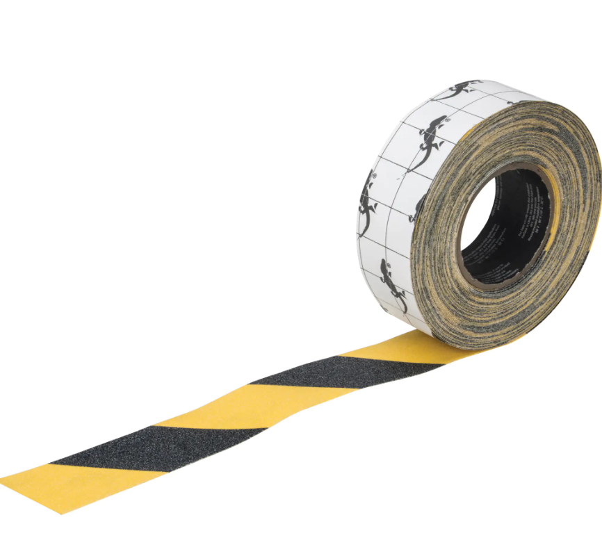 ANTI-SKID TAPE, 2"X 60';BLACK/YELLOW