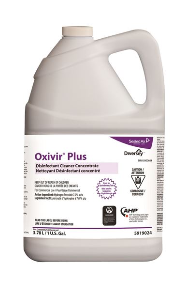 Oxivir Plus Nettoyant désinfectant concentré AHP 1 gal. / 3.78 L