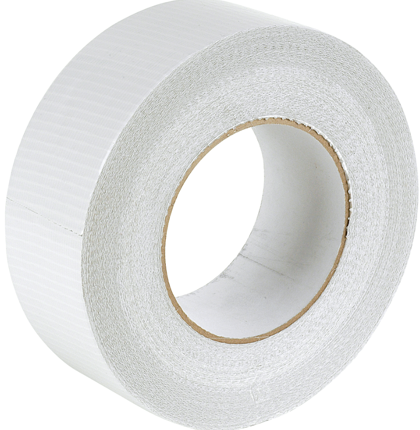 Rubans adhésifs de catégorie utilitaire AC20, 9 mils, Blanc, 48 mm (2") x 55 m (180')