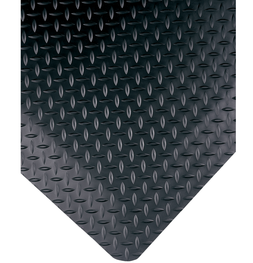 Diamond Plate Select No 495 Tapis anti-fatigue 9/16" 2' x 3' noir