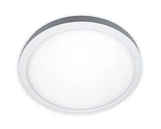 LED Slim surface round surface light 5" 8W 500lm 3000K/4000K dimmable white trim