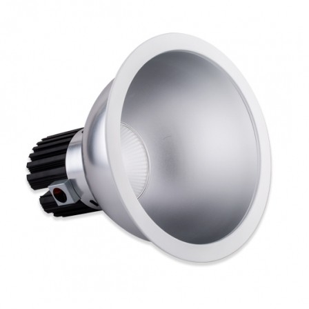 Encastré DEL commercial de conversion 10" 50W 4327 lumens 5000K 100-347V gradable 0-10V