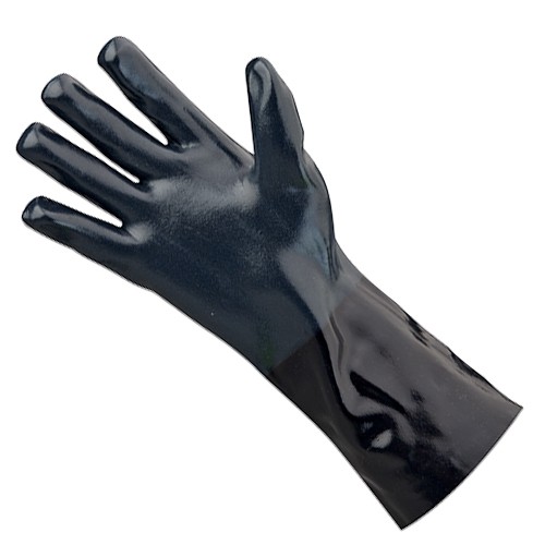 Gants de 14" enduits néoprène lourd noir taille 10 /Pr