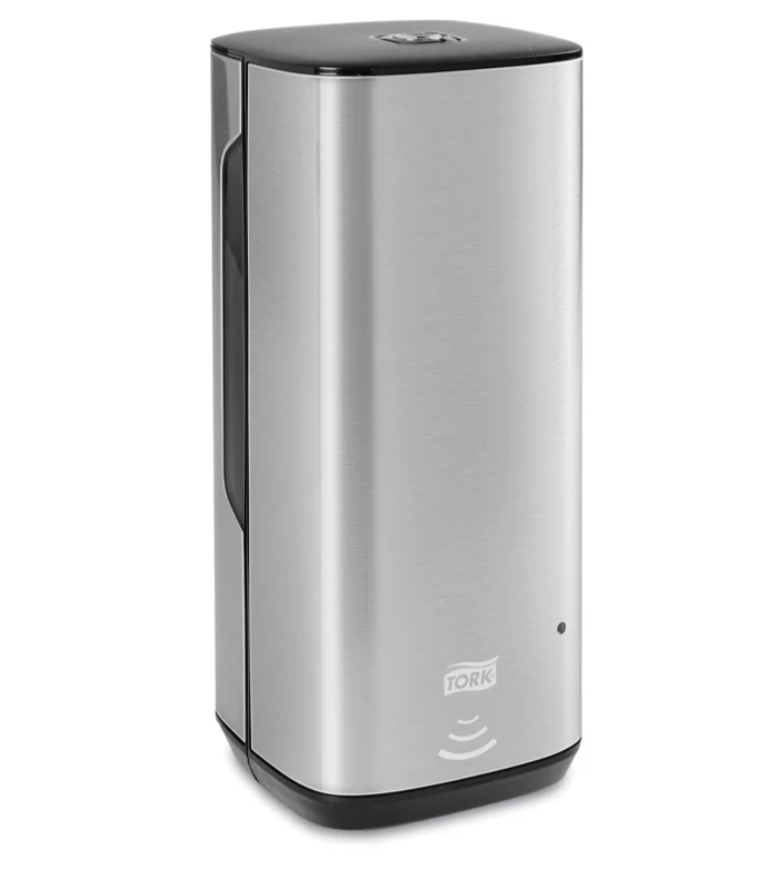 Tork EasyCube Distributeur de savon mousse automatique en acier inoxydable