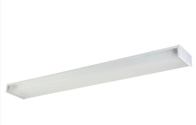 Luminaire fluorescent 48" 2 x F32T8 120V avec lentille enveloppante