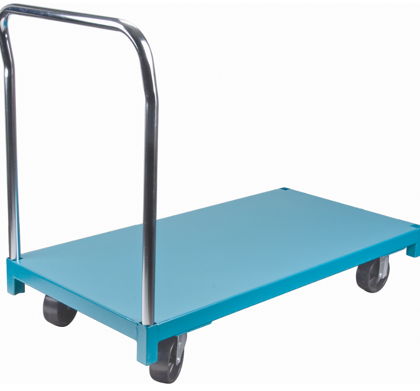 Chariot plateforme en acier 30" x 48" roues de polyolefin 5"