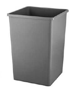 Waste receptacle 90L gray