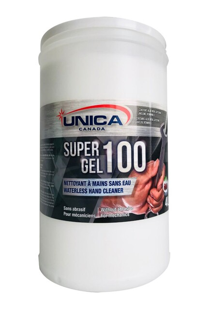 Super Gel 100 Nettoyant à mains en pâte sans abrasif 4L