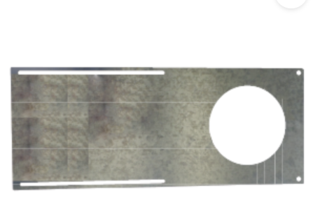 Plaque de montage pour encastré 3"