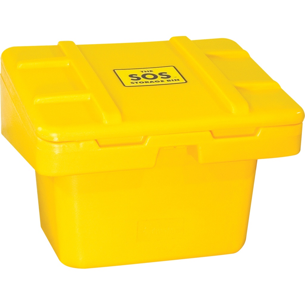 SOS Salt & Sand container 5.5 cubic foot yellow